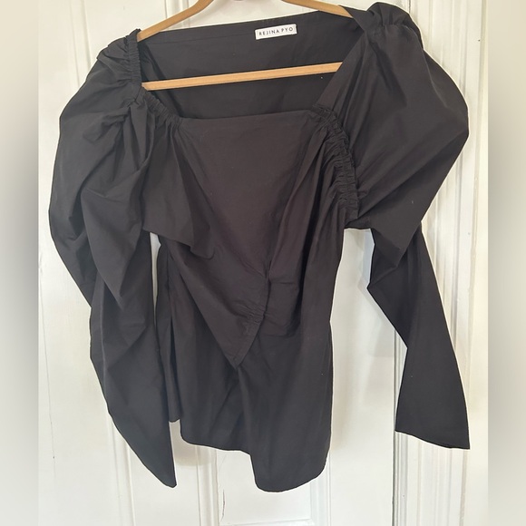 Rejina Pyo asymmetrical black top - 12 - Picture 2 of 9